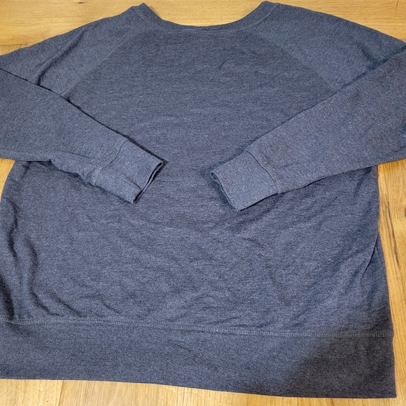 Instant Message 2XL heathered gray lightweigh floral chicken crewneck sweatshirt - Picture 9 of 9